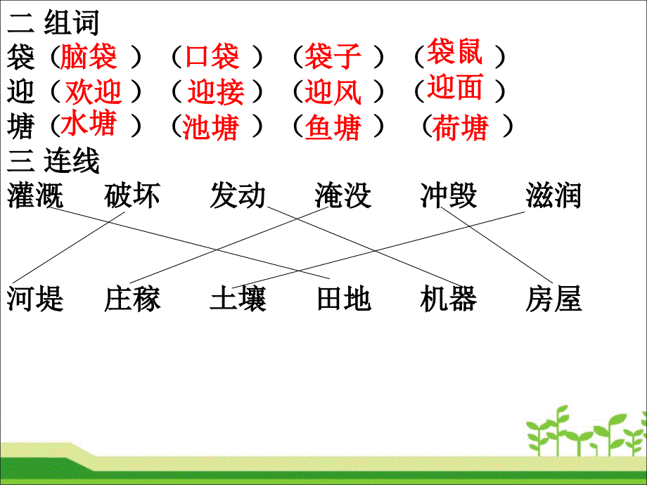 二年级语文上册各单元知识点_第3页