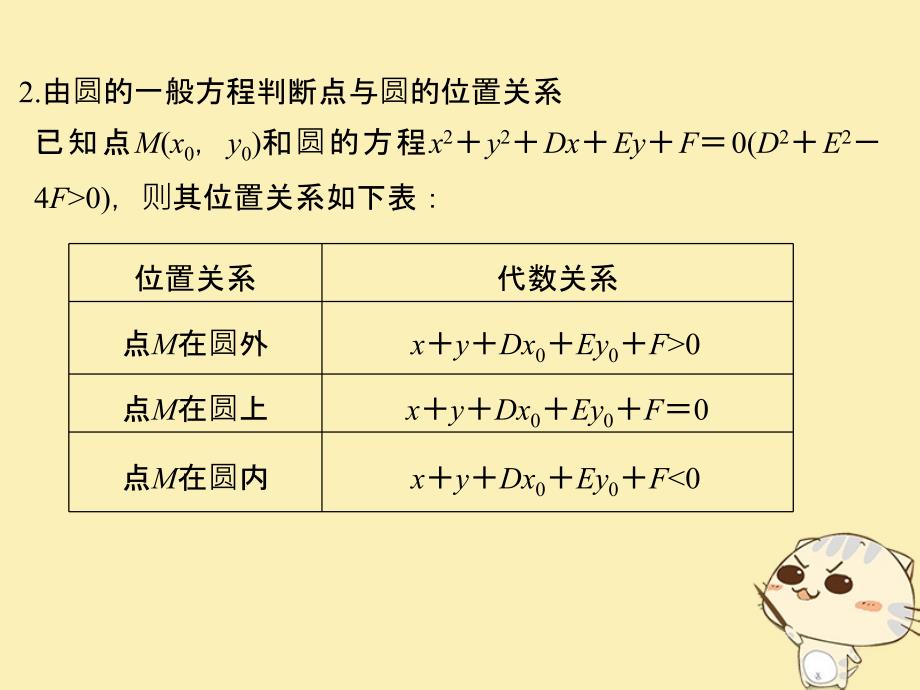 （浙江专用）高中数学 第四章 圆与方程 4.1 4.1.2 圆的一般方程课件 新人教A必修2_第3页