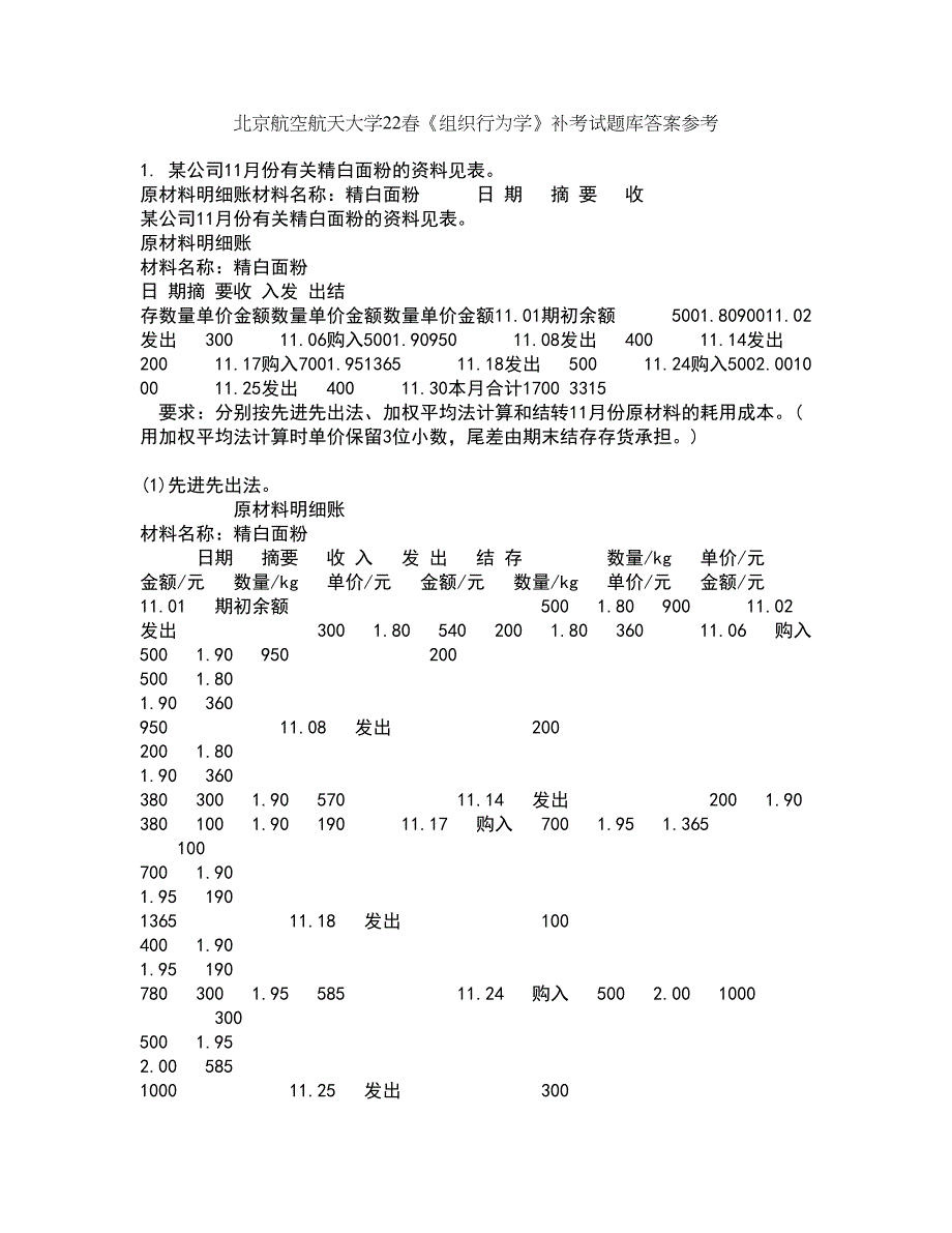 北京航空航天大学22春《组织行为学》补考试题库答案参考6_第1页