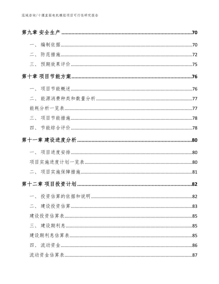 十堰直驱电机模组项目可行性研究报告参考范文_第4页