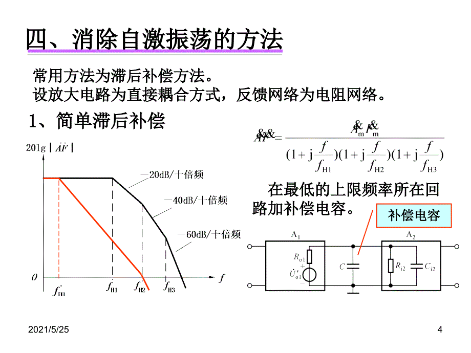 负反馈放大电路的稳定性PPT优秀课件_第4页