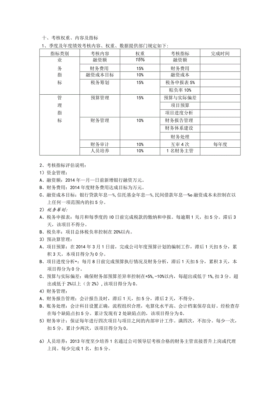 财务部门目标责任书（范本3个）_第3页