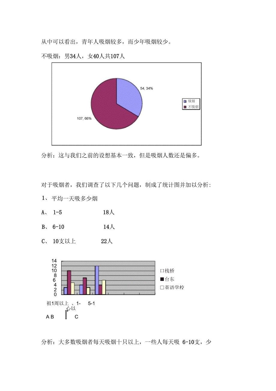 吸烟的危害之研究性学习报告_第5页