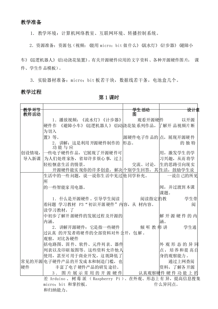 2020—2021学年闽教信息技术八年级下册 第1-2课时《初识开源硬件及其开发环境》_第3页