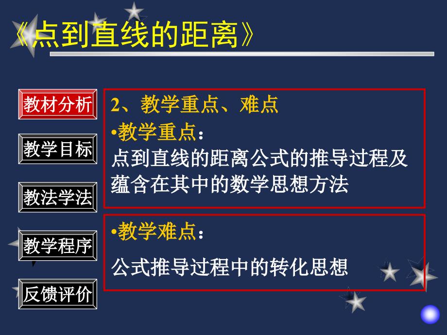 高一数学 点到直线的距离说课课件3_第3页