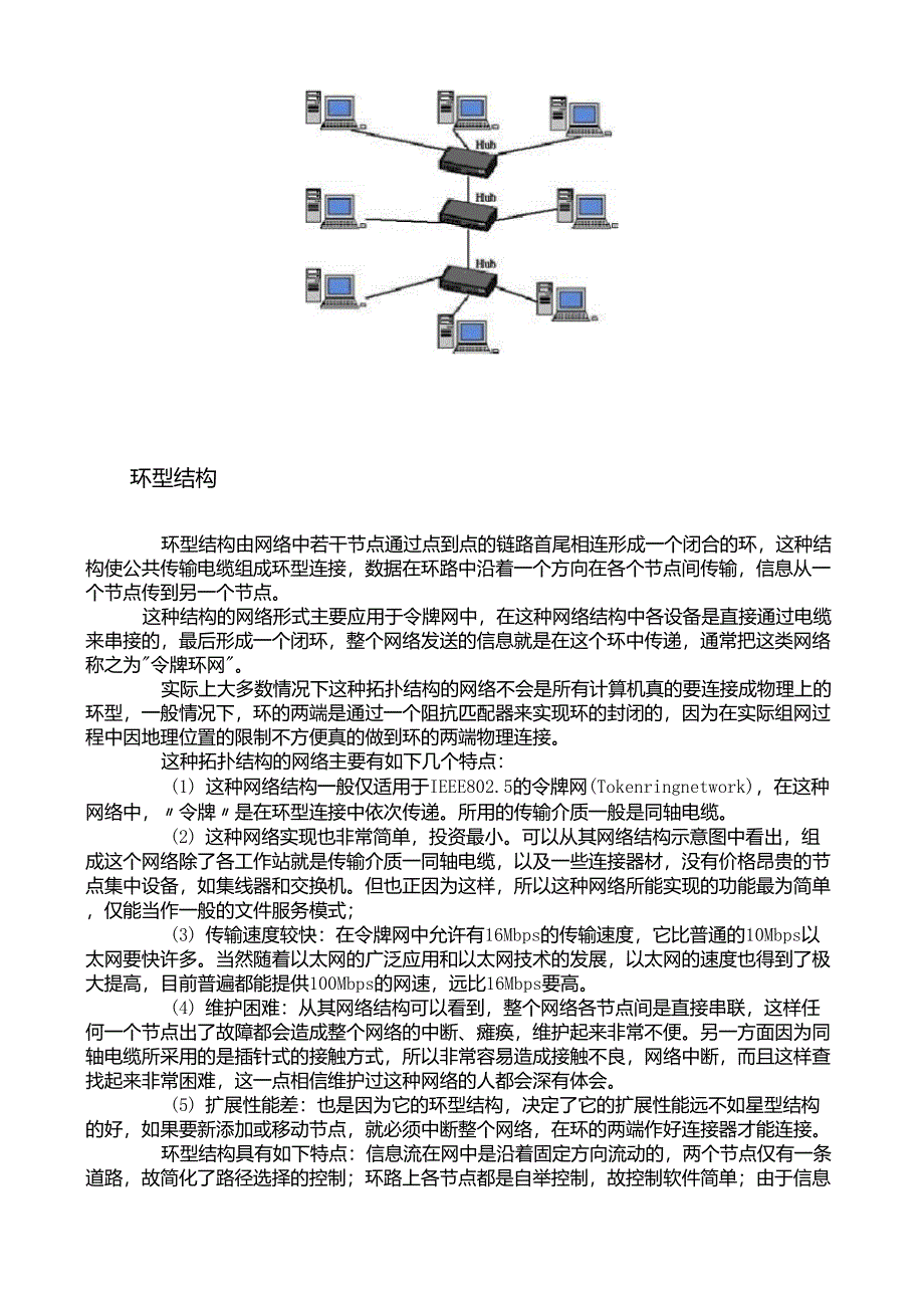 网络拓扑结构大全和图片(星型、总线型、环型、树型、分布式、网状拓扑结构)_第2页