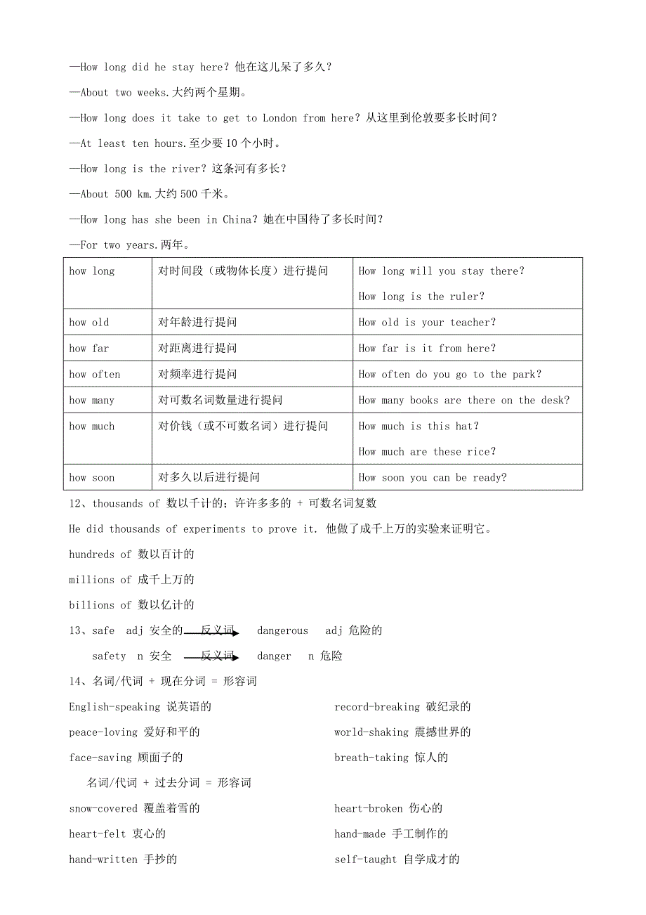 2019年八年级英语下册Unit9Haveyoueverbeentoamuseum知识点总结新版人教新目标版_第4页