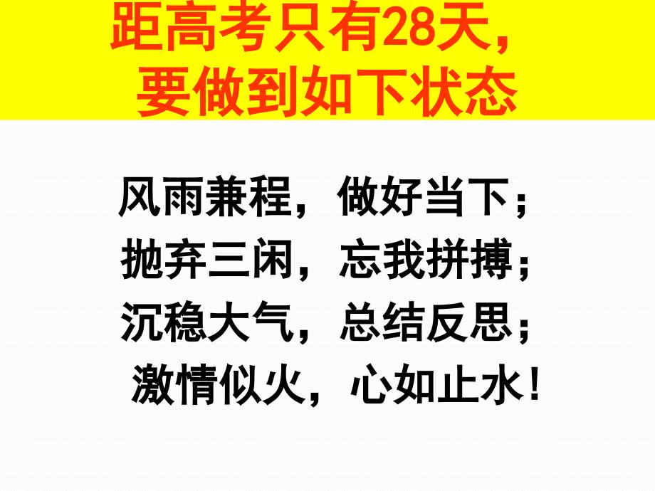 高三主题班会三轮复习动员课件_第3页