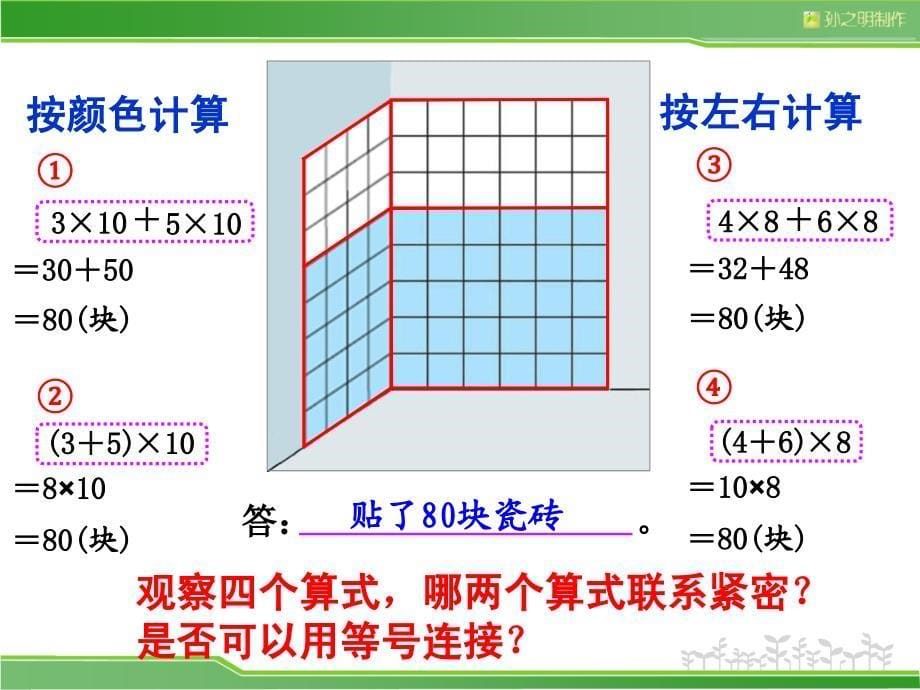 北师大《乘法分配律》.ppt_第5页