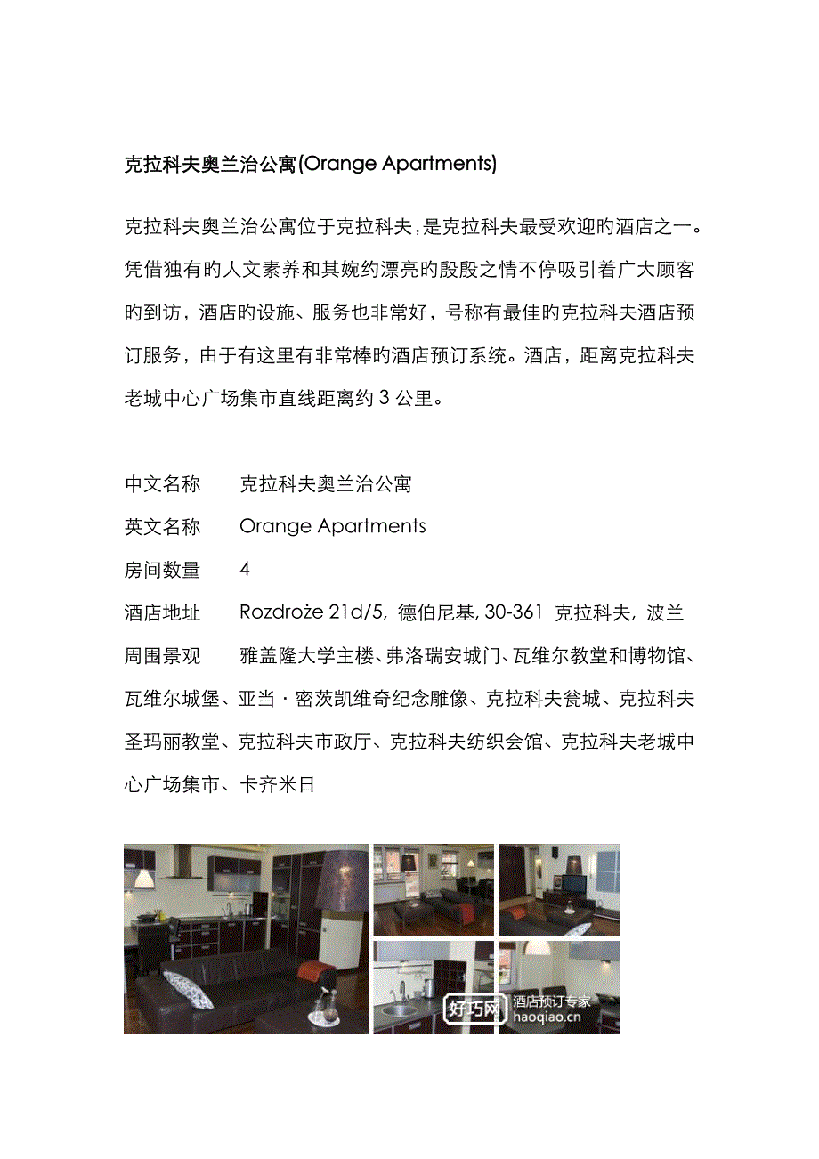 克拉科夫奥兰治公寓_第1页