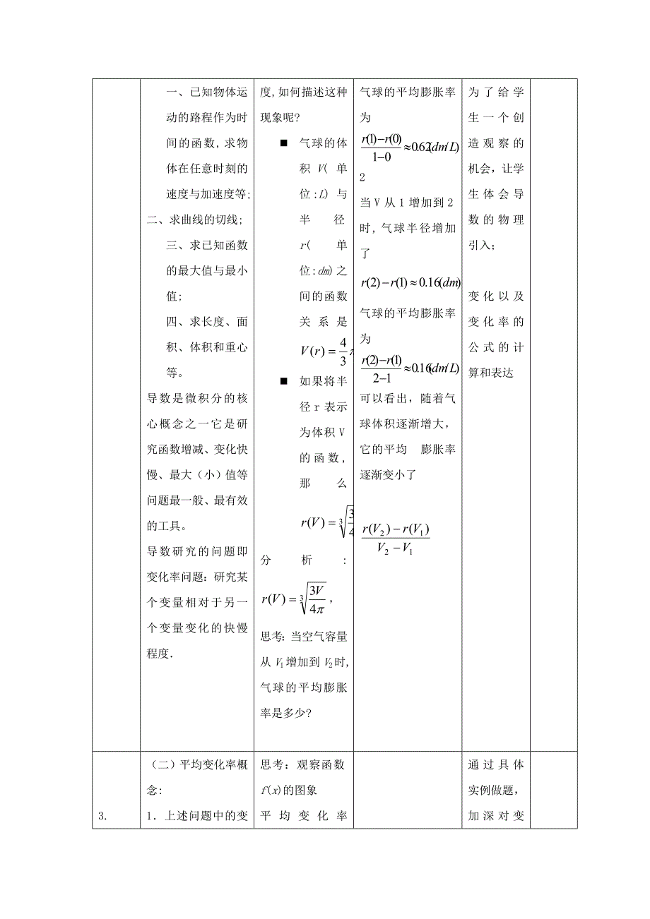 辽宁省大连市高中数学 第一章 导数及其应用 1.1 函数的平均变化率教案 新人教B版选修2-2.doc_第2页