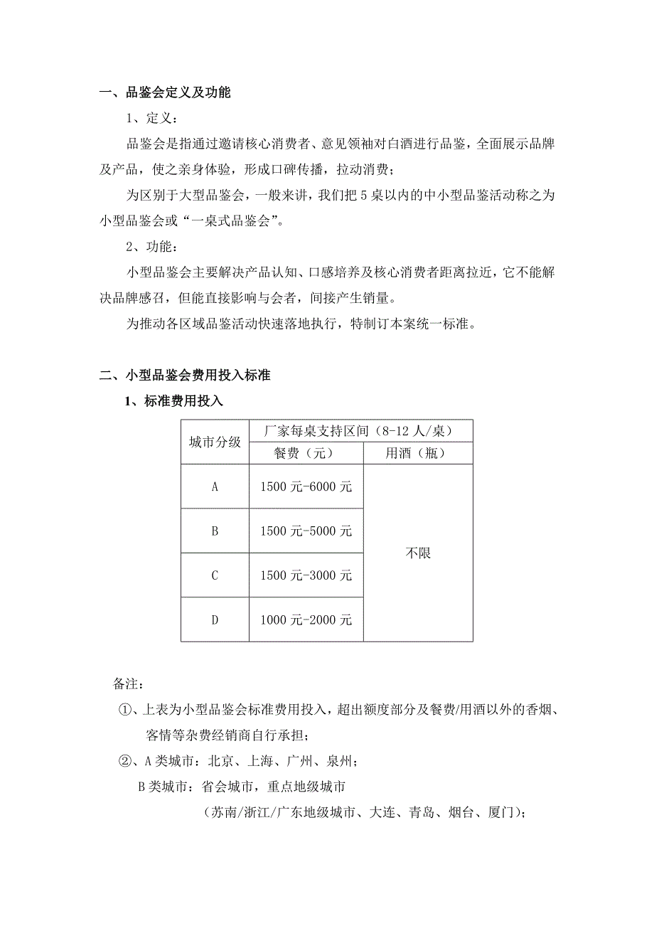 小型品鉴会作业规范_第1页