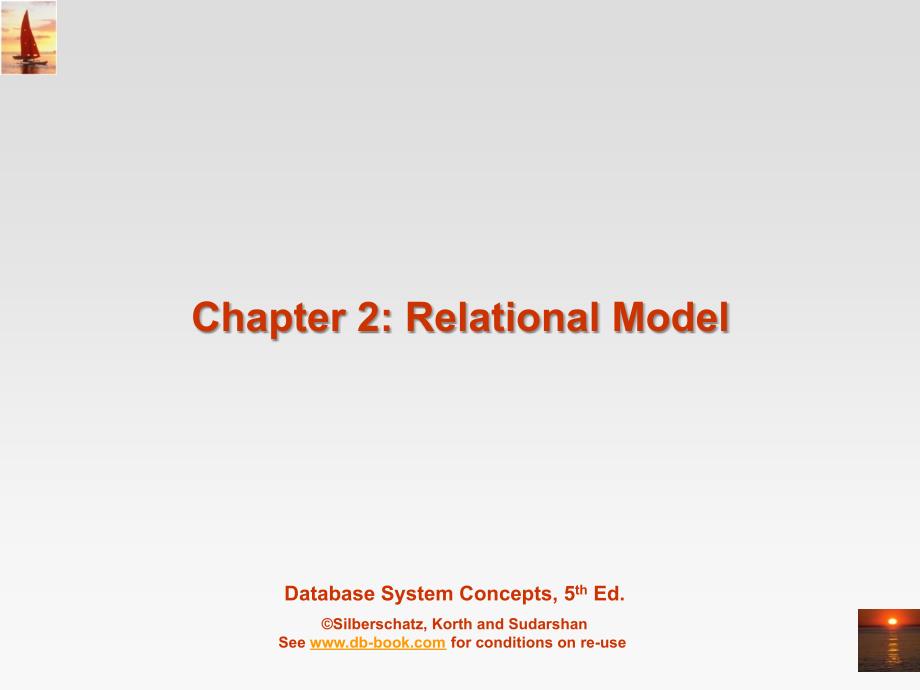 数据库管理系统：ch02 Relational Model_第1页