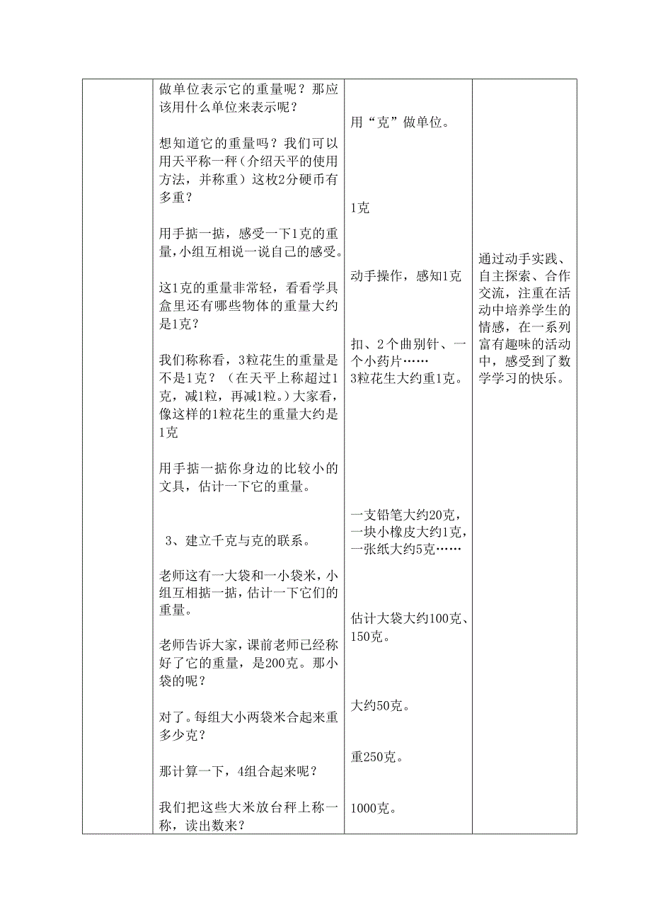 教学设计千克、克、吨_第4页