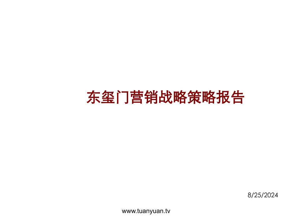 【住宅地产营销策划】长沙东玺门营销战略策略报告_第2页