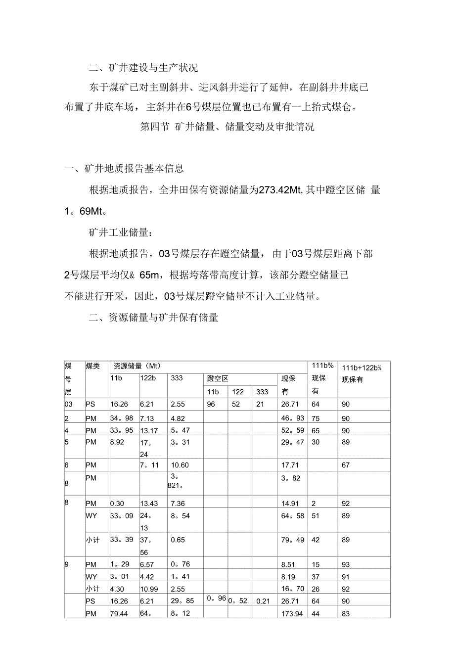 度生产矿井动用储量计划_第3页