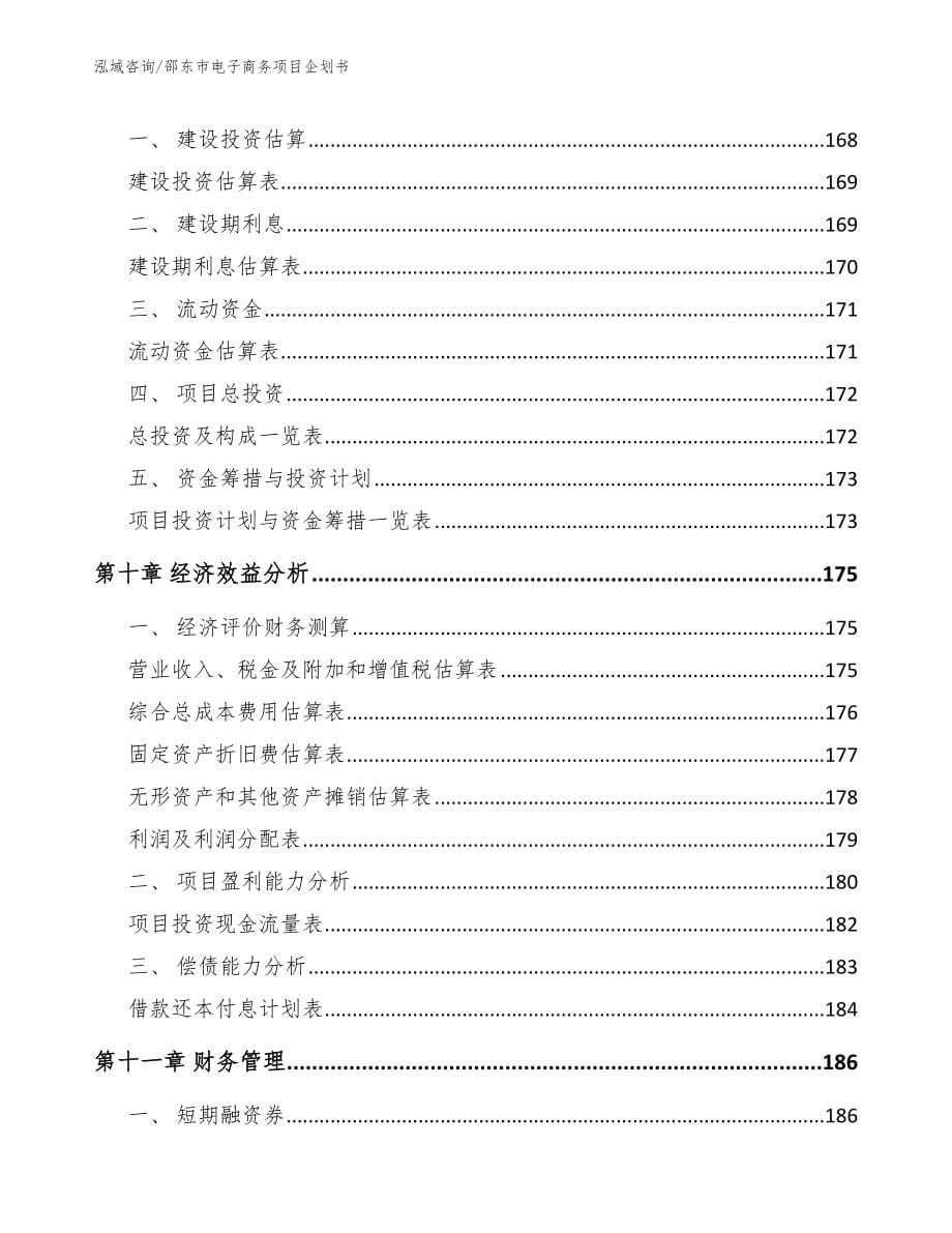 邵东市电子商务项目企划书【参考模板】_第5页