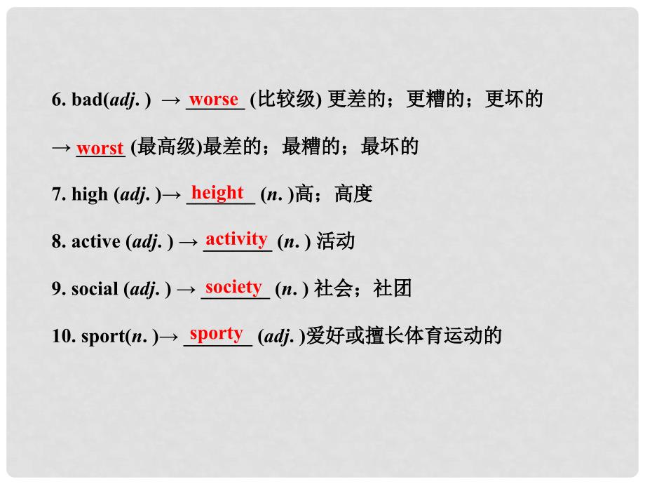 中考英语 八上 Units 12复习课件 牛津版_第3页