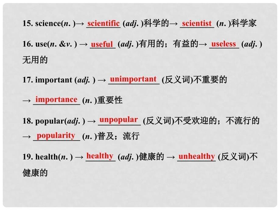 中考英语 八上 Units 12复习课件 牛津版_第5页