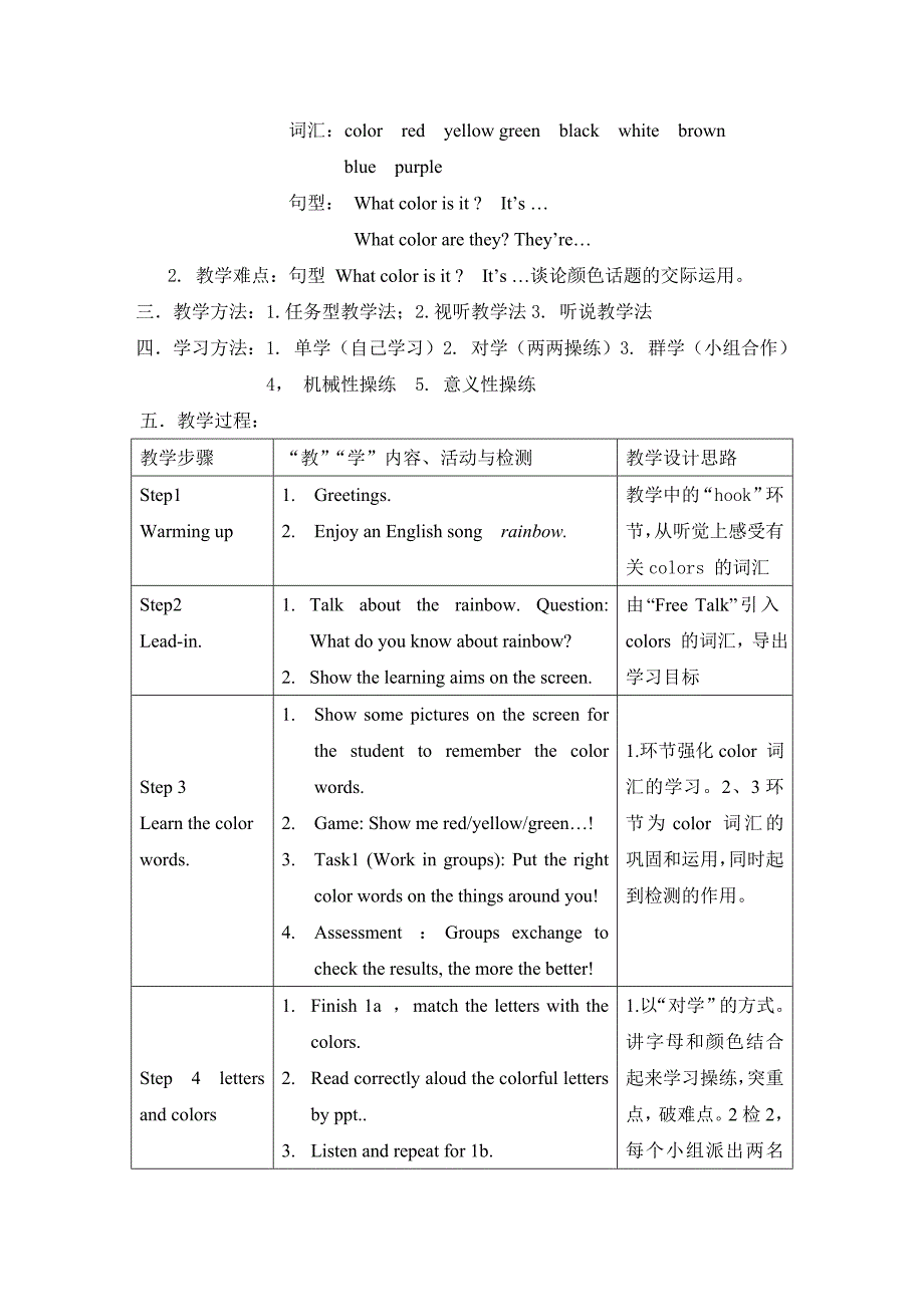 Unit3Whatcolorisit教案_第2页