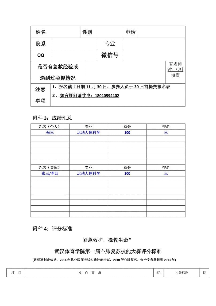 武汉体育学院第一届“心肺复苏”技能大赛_第5页