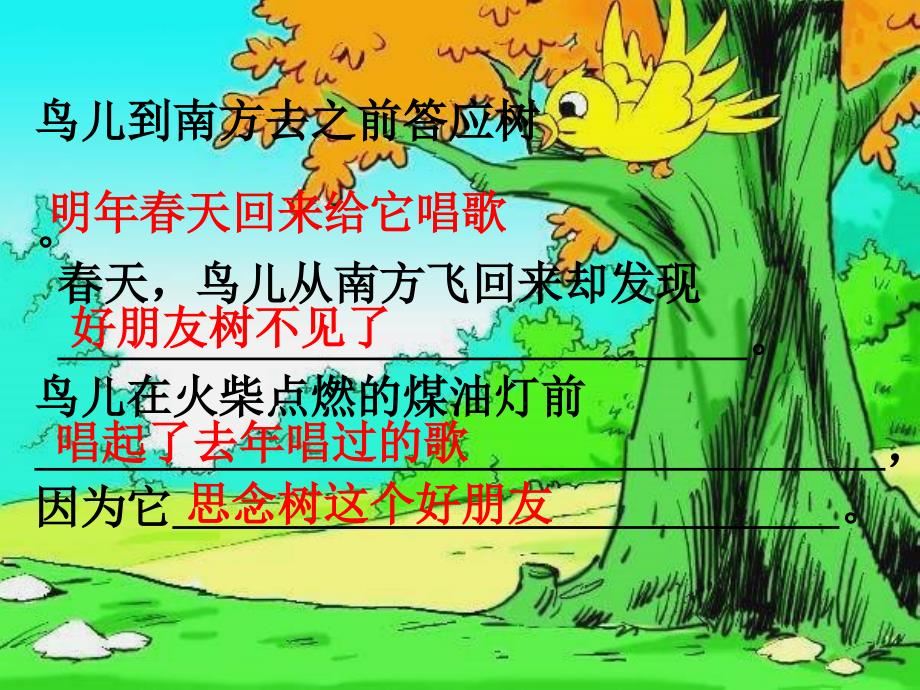 去年的树PPT课件_第2页