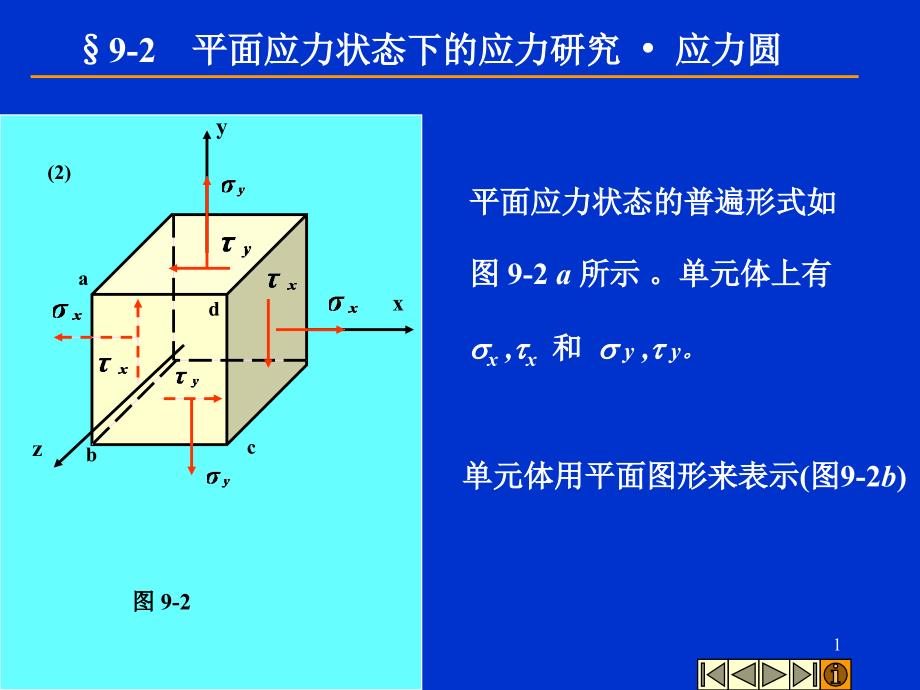 平面应力状态下的应力研究_第1页