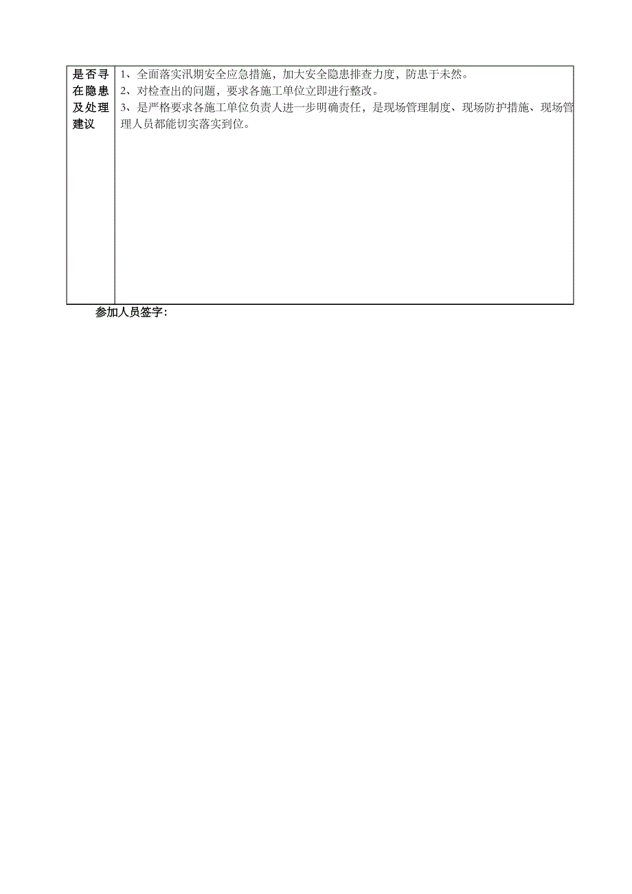 雨后安全大检查记录_第3页