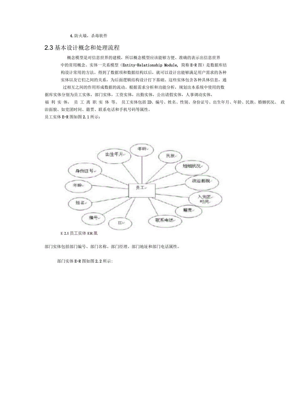 人事管理系统概要设计说明书_第3页