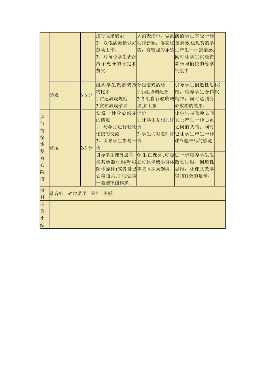 韵律团体操教案_第3页