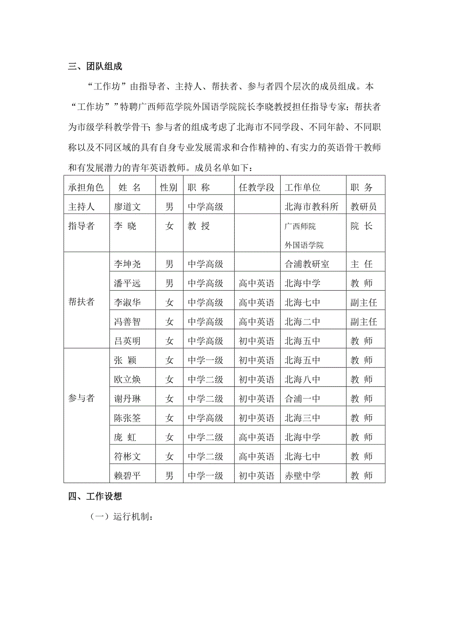 廖道文特级教师工作坊行动方案_第2页