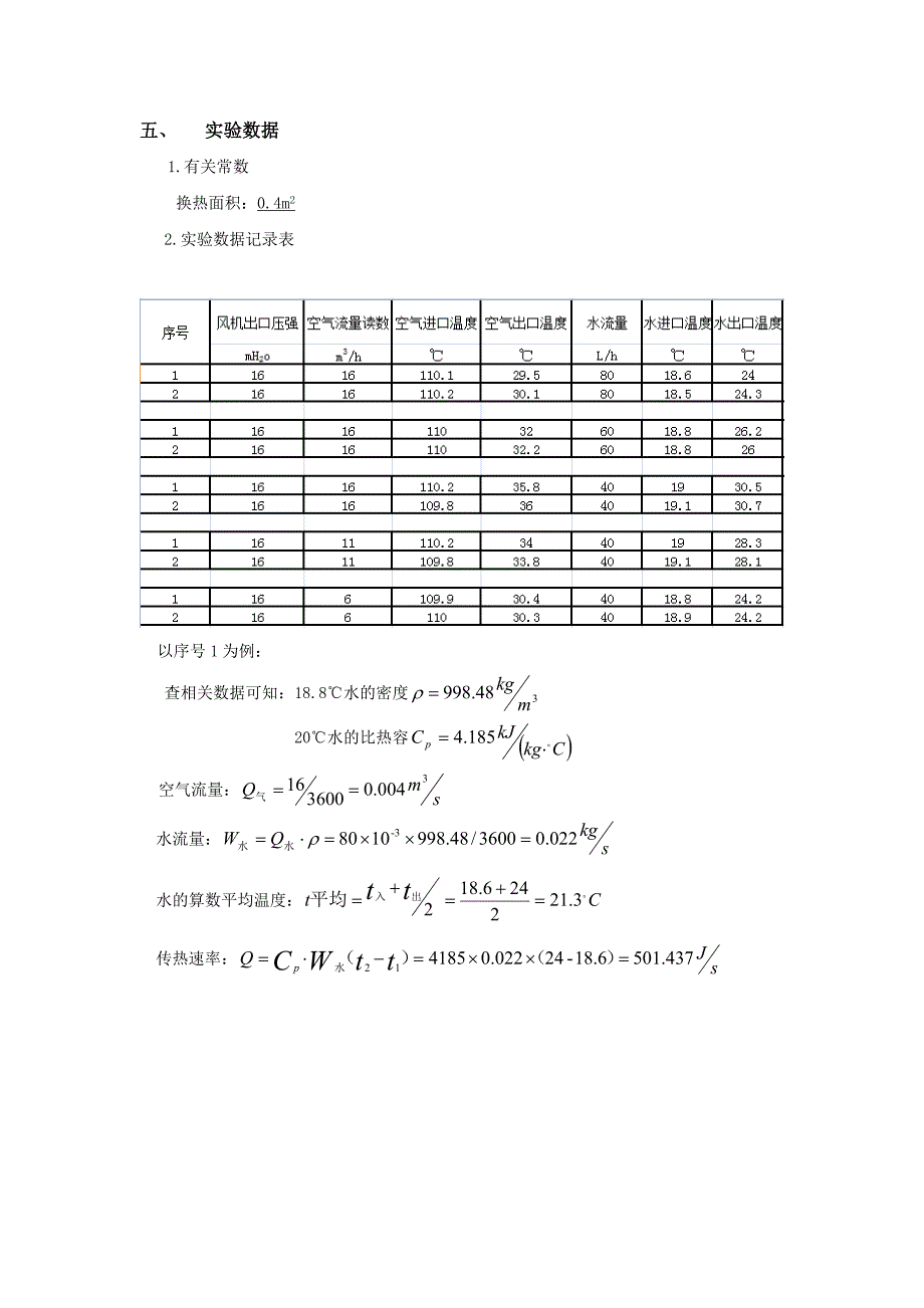 传热实验(实验报告)_第2页