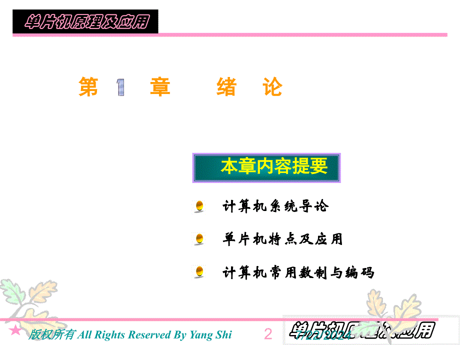 西南大学工程技术学院机械专业单片机第1章_第2页