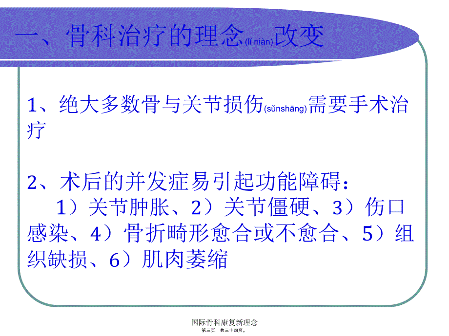 国际骨科康复新理念课件_第3页