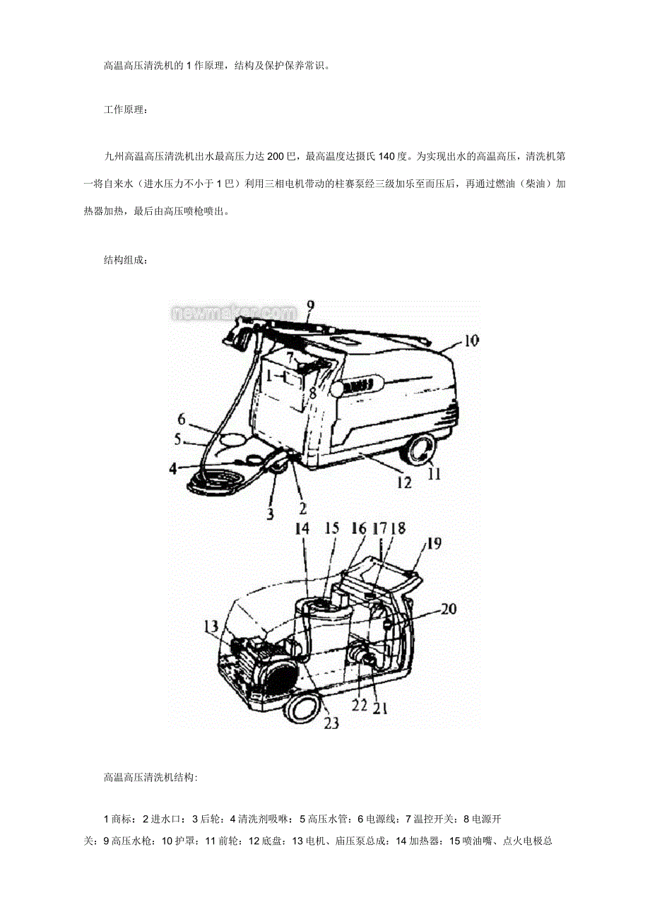 热水高压清洗机维修和保养_第1页