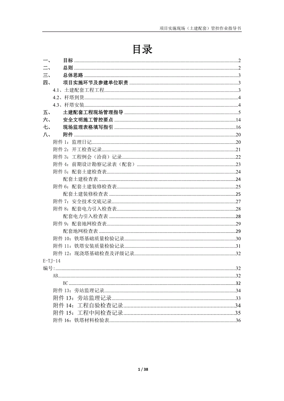 项目实施现场（土建配套）管控作业指导书V1.0_第2页