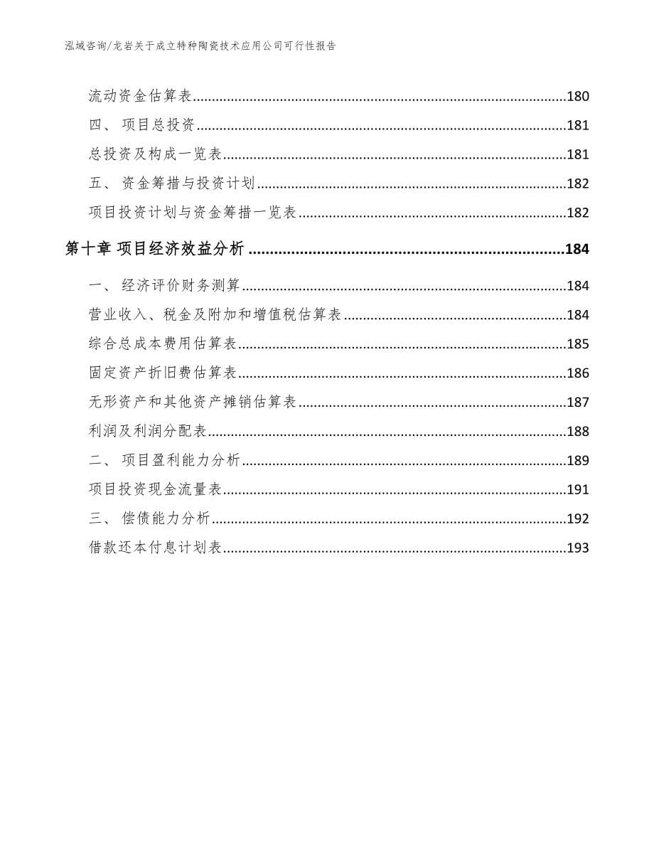 龙岩关于成立特种陶瓷技术应用公司可行性报告_第5页