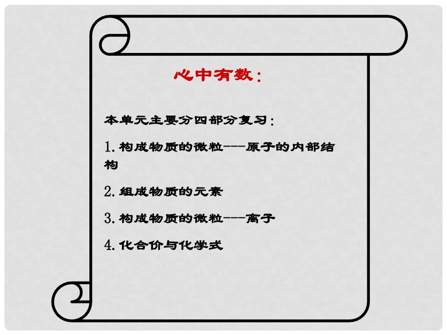 九年级化学上册第四单元《 物质构成的奥秘》复习课件 人教新课标版_第2页