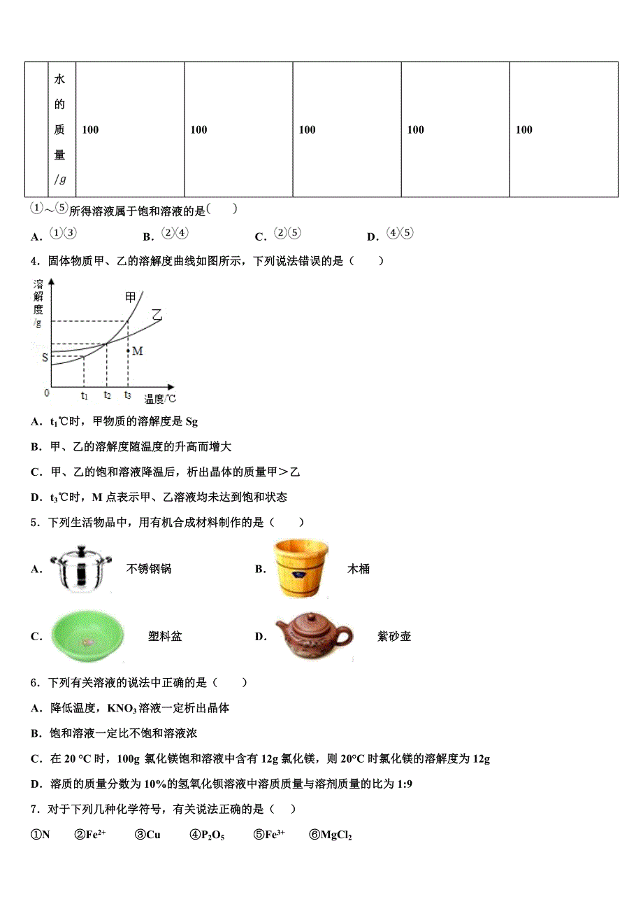 浙江省杭州市萧山区一模考试卷达标名校2022年中考化学考前最后一卷(含解析).doc_第2页