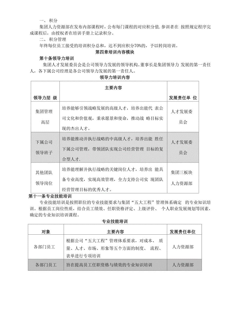 培训开发管理制度_第5页