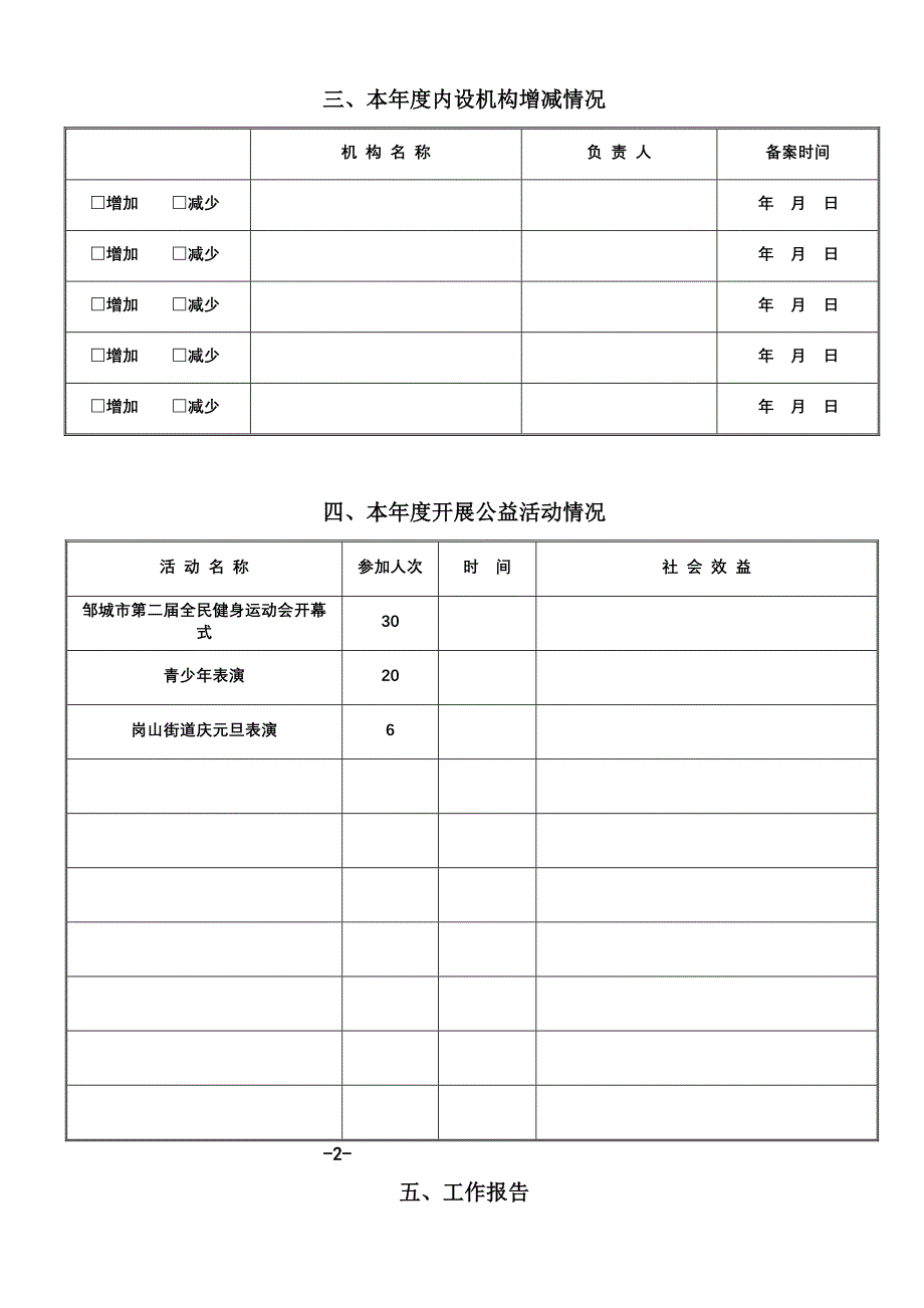 民办非企业年检报告书_第4页