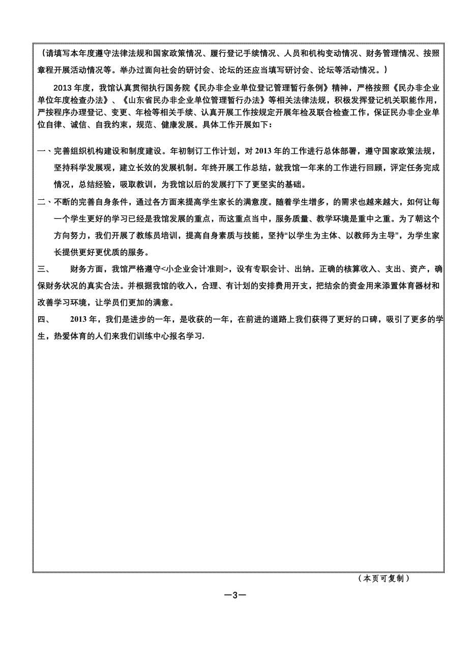 民办非企业年检报告书_第5页