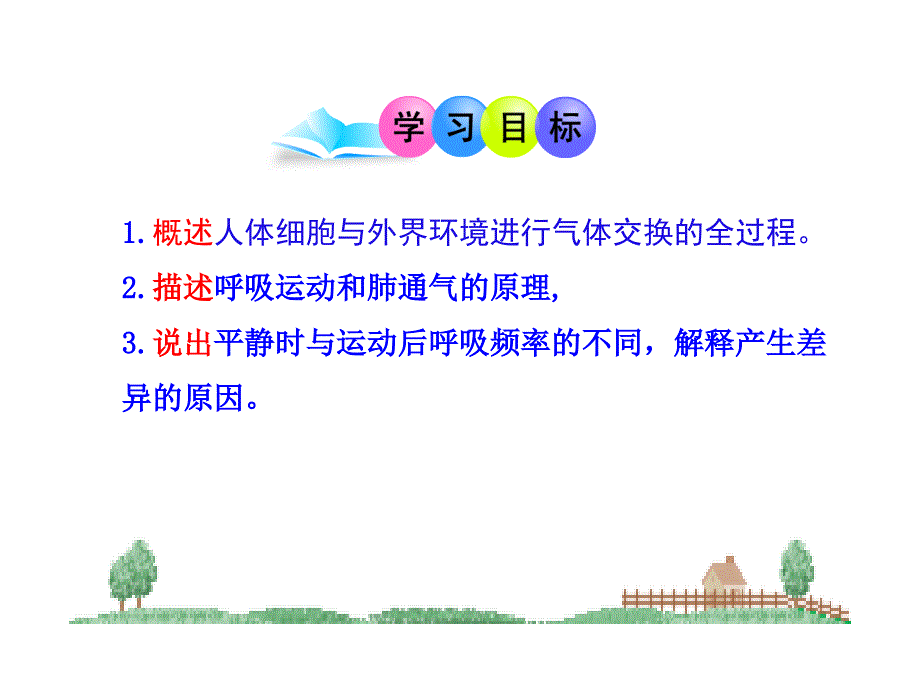 北师大版七年级生物下册课件10.2人体细胞获得氧气的过程第2课时_第2页