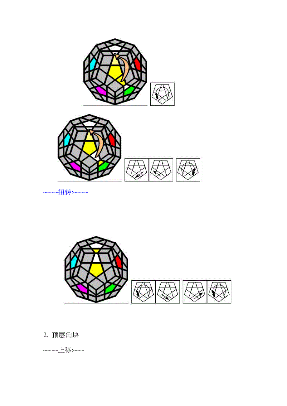 五魔方Megaminx图解教程_第3页