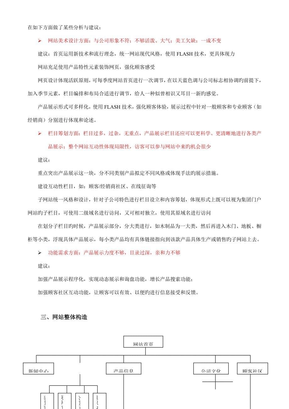 网站制作开发专题方案书_第5页