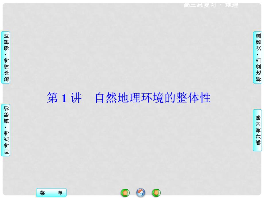 高考地理一轮总复习 第六章 第1讲 自然地理环境的整体性课件_第2页