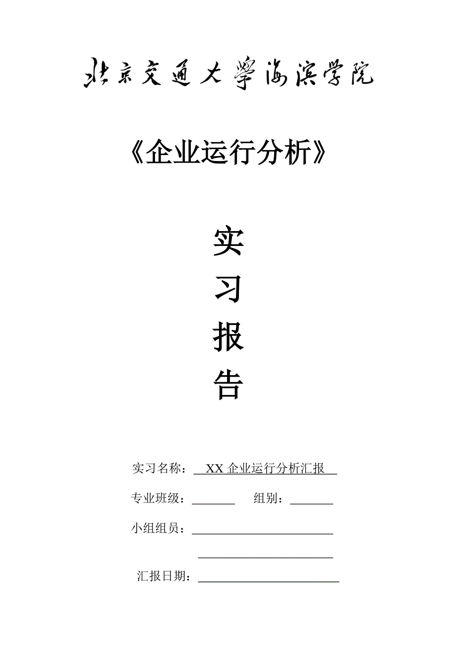 公司运营分析报告模板_第1页