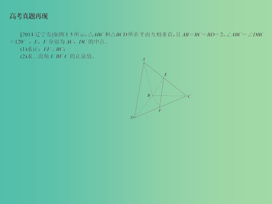 高考数学二轮复习 立体几何 8.9 空间向量证明平行和垂直课件 理.ppt_第3页