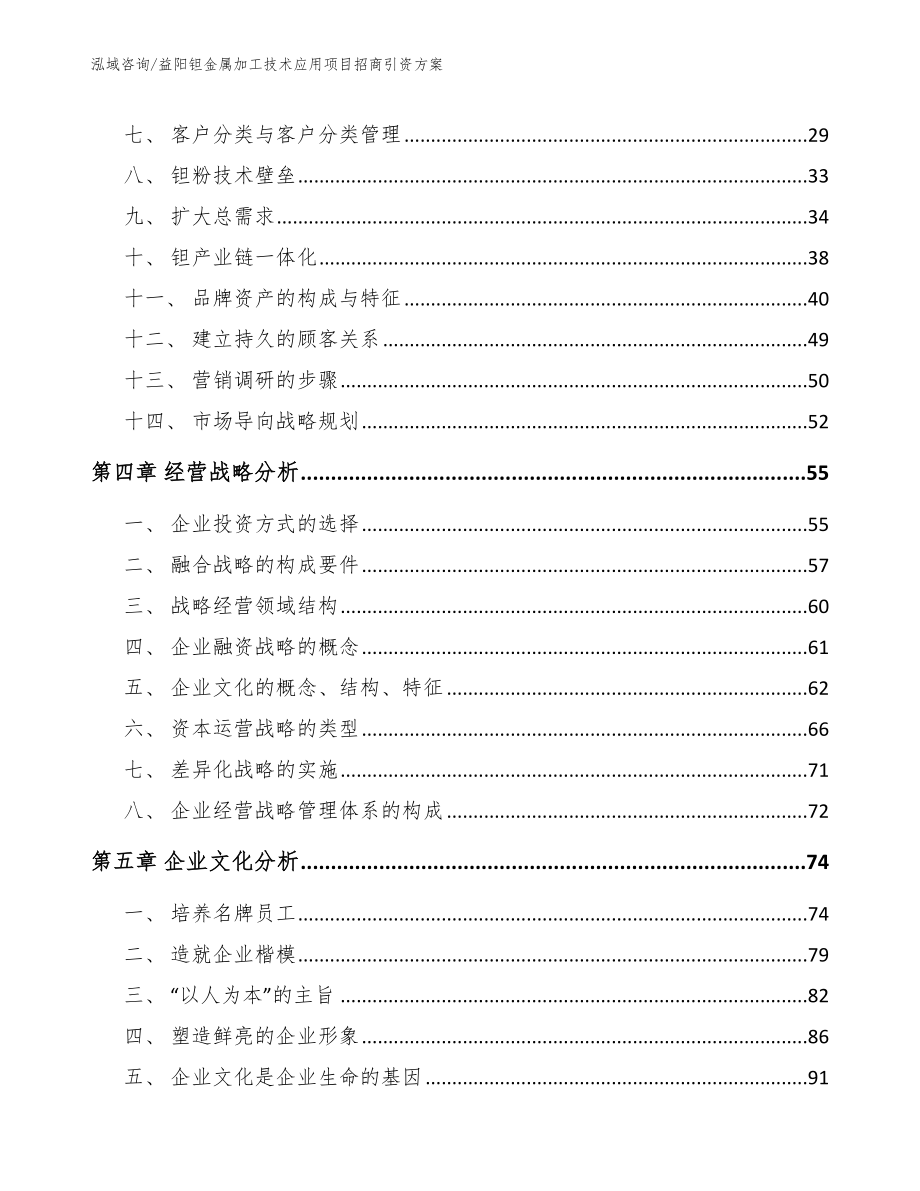 益阳钽金属加工技术应用项目招商引资方案_模板_第2页