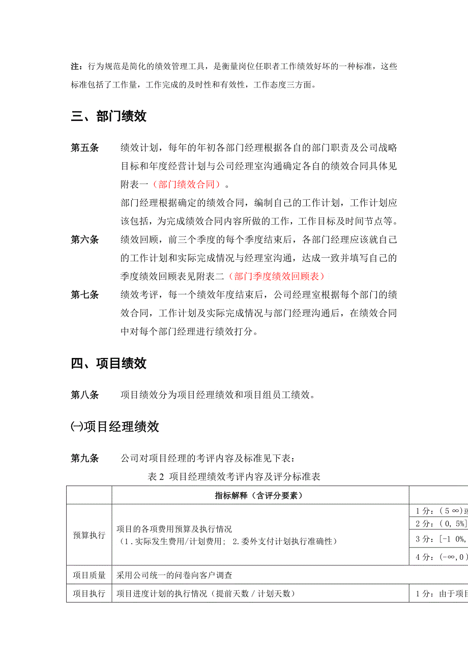 绩效考评轨制试行草稿_第2页